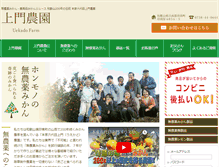 Tablet Screenshot of kanotakumi-uekadofarm.com
